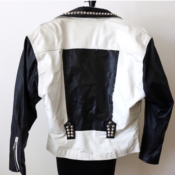 Vintage Punk Rock Studded Moto Jacket - Picture 2 of 4